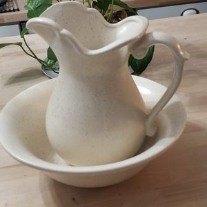 COPY - Vintage Mccoy pitcher and bowl set
